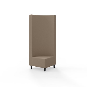 Modulsofa Snake hjørne 90° treben sh 37,5 høy rygg