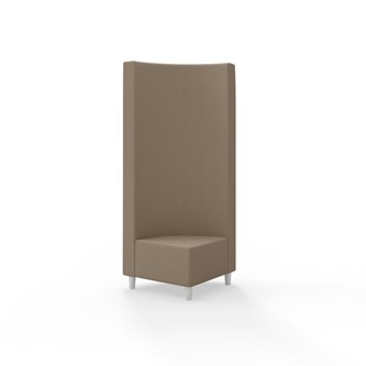 Modulsofa Snake hjørne 90° treben sh 37,5 høy rygg