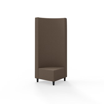 Modulsofa Snake hjørne 90° treben sh 37,5 høy rygg