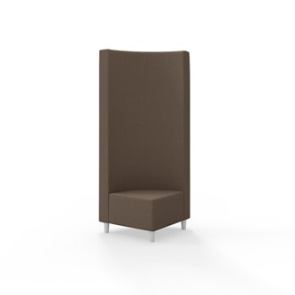 Modulsofa Snake hjørne 90° treben sh 37,5 høy rygg