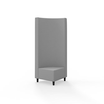 Modulsofa Snake hjørne 90° treben sh 37,5 høy rygg