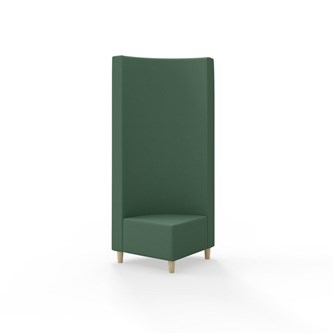 Modulsofa Snake hjørne 90° treben sh 37,5 høy rygg