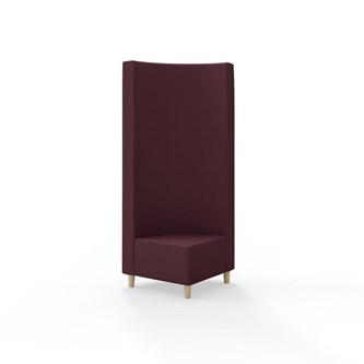 Modulsofa Snake hjørne 90° treben sh 37,5 høy rygg