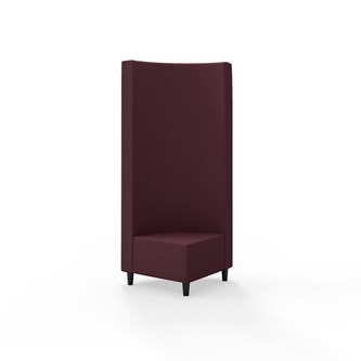 Modulsofa Snake hjørne 90° treben sh 37,5 høy rygg