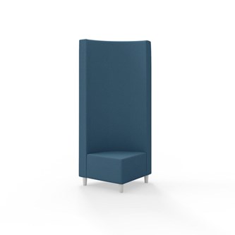 Modulsofa Snake hjørne 90° treben sh 37,5 høy rygg