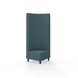 Modulsofa Snake hjørne 90° treben sh 37,5 høy rygg