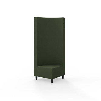 Modulsofa Snake hjørne 90° treben sh 37,5 høy rygg