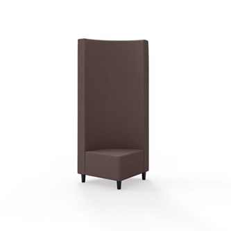 Modulsofa Snake hjørne 90° treben sh 37,5 høy rygg