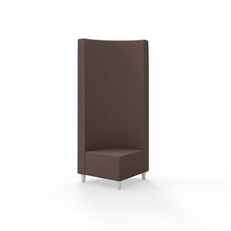 Modulsofa Snake hjørne 90° treben sh 37,5 høy rygg