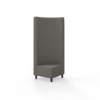 Modulsofa Snake hjørne 90° treben sh 37,5 høy rygg