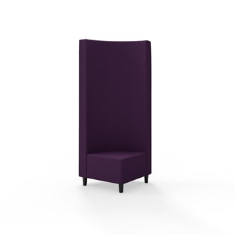 Modulsofa Snake hjørne 90° treben sh 37,5 høy rygg