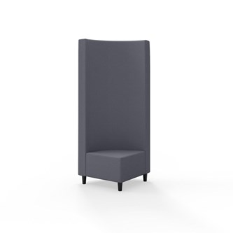 Modulsofa Snake hjørne 90° treben sh 37,5 høy rygg