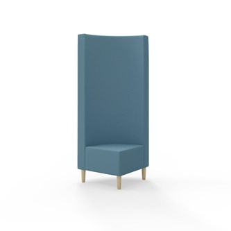 Modulsofa Snake hjørne 90° treben sh 43 høy rygg