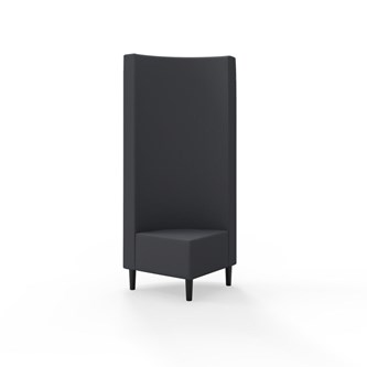 Modulsofa Snake hjørne 90° treben sh 43 høy rygg