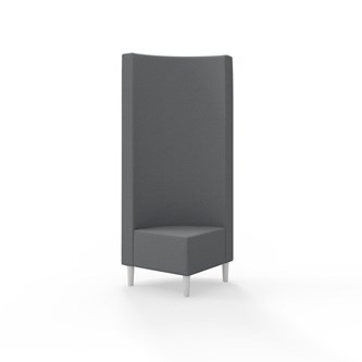 Modulsofa Snake hjørne 90° treben sh 43 høy rygg