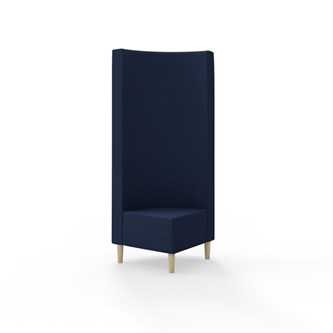 Modulsofa Snake hjørne 90° treben sh 43 høy rygg