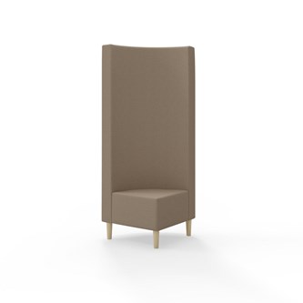 Modulsofa Snake hjørne 90° treben sh 43 høy rygg