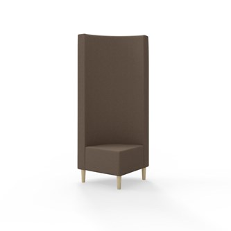 Modulsofa Snake hjørne 90° treben sh 43 høy rygg