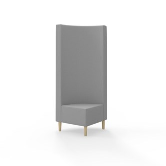 Modulsofa Snake hjørne 90° treben sh 43 høy rygg