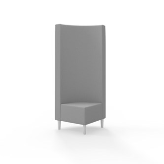 Modulsofa Snake hjørne 90° treben sh 43 høy rygg