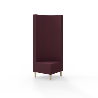 Modulsofa Snake hjørne 90° treben sh 43 høy rygg