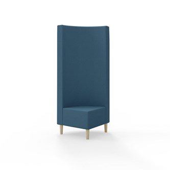 Modulsofa Snake hjørne 90° treben sh 43 høy rygg