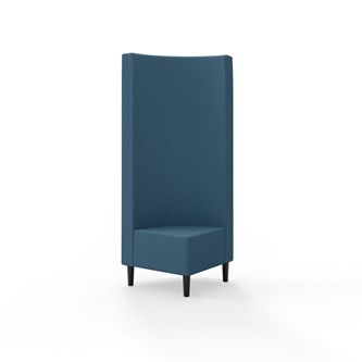 Modulsofa Snake hjørne 90° treben sh 43 høy rygg