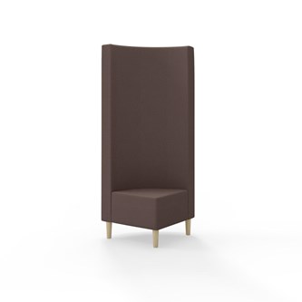 Modulsofa Snake hjørne 90° treben sh 43 høy rygg