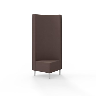 Modulsofa Snake hjørne 90° treben sh 43 høy rygg