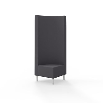 Modulsofa Snake hjørne 90° treben sh 43 høy rygg