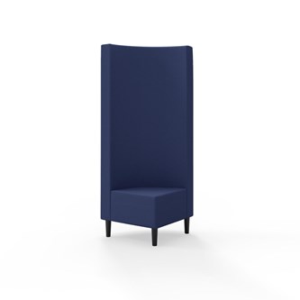 Modulsofa Snake hjørne 90° treben sh 43 høy rygg