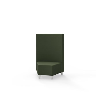 Modulsofa Snake hjørne 45° treben sh 37,5 medium rygg