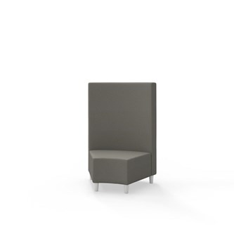 Modulsofa Snake hjørne 45° treben sh 37,5 medium rygg