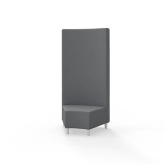 Modulsofa Snake hjørne 45° treben sh 37,5 høy rygg