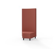 Modulsofa Snake hjørne 45° treben sh 37,5 høy rygg