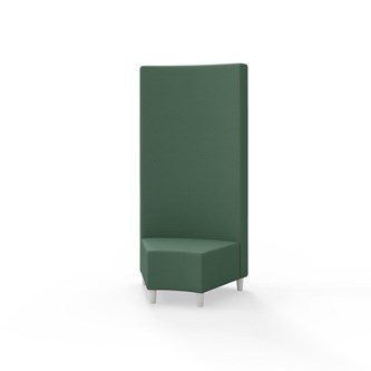 Modulsofa Snake hjørne 45° treben sh 37,5 høy rygg