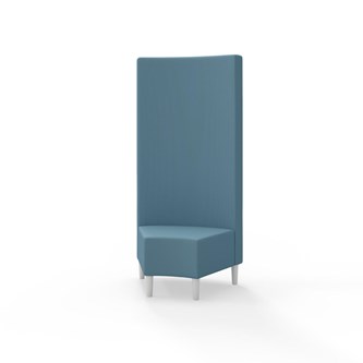 Modulsofa Snake hjørne 45° treben sh 43 høy rygg