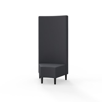 Modulsofa Snake hjørne 45° treben sh 43 høy rygg