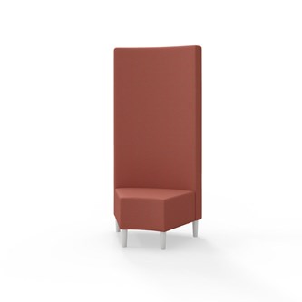 Modulsofa Snake hjørne 45° treben sh 43 høy rygg