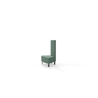 Modulsofa Snake innerhjørne 45° metallben sh 43 medium rygg
