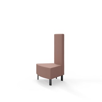Modulsofa Snake innerhjørne 45° metallben sh 43 medium rygg