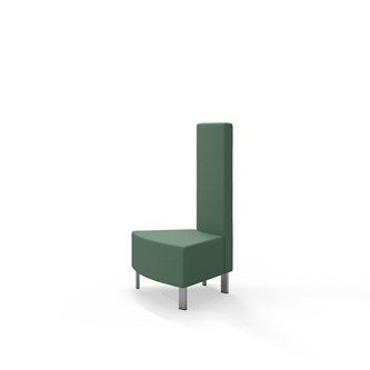 Modulsofa Snake innerhjørne 45° metallben sh 43 medium rygg