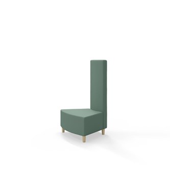 Modulsofa Snake innerhjørne 45° treben sh 37,5 medium rygg