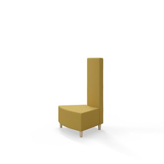 Modulsofa Snake innerhjørne 45° treben sh 37,5 medium rygg