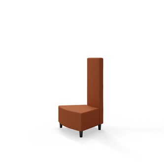 Modulsofa Snake innerhjørne 45° treben sh 37,5 medium rygg