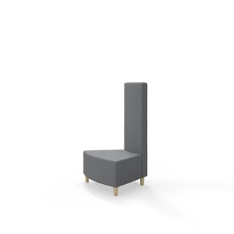 Modulsofa Snake innerhjørne 45° treben sh 37,5 medium rygg