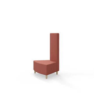 Modulsofa Snake innerhjørne 45° treben sh 37,5 medium rygg