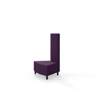 Modulsofa Snake innerhjørne 45° treben sh 37,5 medium rygg