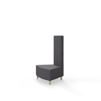 Modulsofa Snake innerhjørne 45° treben sh 37,5 medium rygg