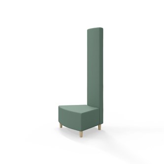 Modulsofa Snake innerhjørne 45° treben sh 37,5 høy rygg